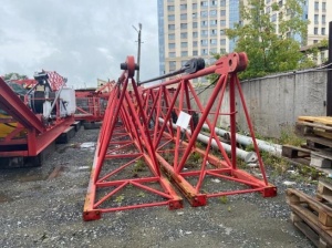 Кран башенный MITSUBER MCT 125 FRB высотой 55 м, 2019 г.в., заводской №125-19-55МСТ, учетный №59141, № паспорта: МСТ125FR В.00.00.000 ПС, п