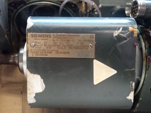 Сервомотор siemens motor tacho 1ft5062-0ac01-2-z