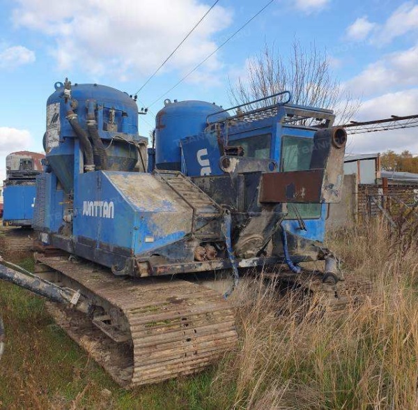 Бурильная установка Junttan DS-15 (гидравлическая самоходная), 1994 г.в. (диаметр бурения 1 м, глубина 18 м, масса 30 т), ПСМ ВВ445557, гос