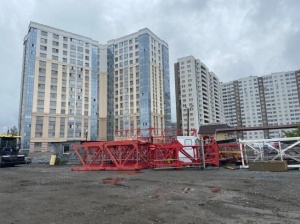 Кран башенный MITSUBER MCT 125 FRB высотой 55 м, 2019 г.в., заводской №125-19-55МСТ, учетный №59141, № паспорта: МСТ125FR В.00.00.000 ПС, п