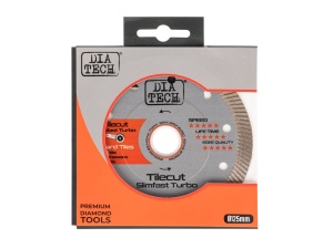 Диск алмазный DIA TECH Tilecut SlimfastTurbo D125