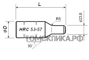 Ударник для молотка отбойного МОП-2, МОП-3, МОП-4