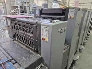 Офсетная печатная машина Heidelberg SM 52-5P3+L, 2002 г.в., 120 млн отт, 5+ лак, длинный выклад, ик сушка, темперирование валов,порошок Graf