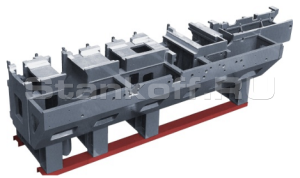 Цельнолитая чугунная станина